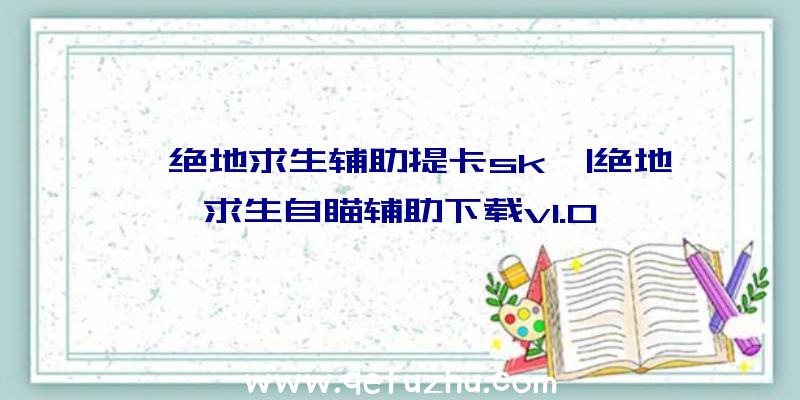 「绝地求生辅助提卡sk」|绝地求生自瞄辅助下载v1.0